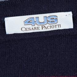 Cesare Pacciotti Colorblock Striped Long Sleeve Crew Neck Sweater 10 Yrs