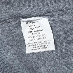 Cesare Pacciotti Colorblock Striped Long Sleeve Crew Neck Sweater 10 Yrs