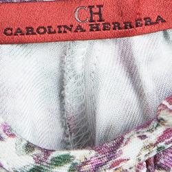 Pre Owned CH Carolina Herrera Multicolor Floral Printed Long Sleeve Dress 4 Yrs