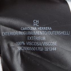 Pre Owned CH Carolina Herrera Multicolor Floral Printed Long Sleeve Dress 4 Yrs