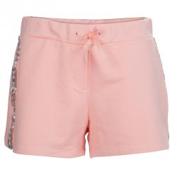 Pre Owned Chloe Pale Pink Cotton Terry Embellished T-Shirt and Shorts Set 12 Yrs