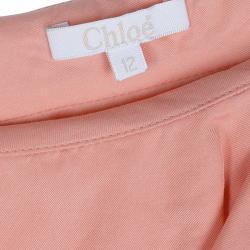 Chloe Pale Pink Ruffle Detail One Shoulder Dress 12 Yrs