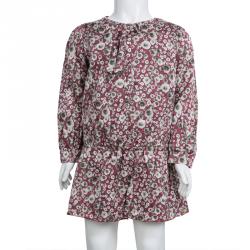 Pre Owned Chloe Multicolor Floral Printed Dress 6 Yrs
