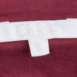 Pre Owned Chloe Multicolor Floral Printed Dress 6 Yrs