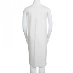 Pre Owned Chloe Cream Cotton Sleeveless Dress 12 Yrs