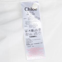 Pre Owned Chloe Cream Cotton Sleeveless Dress 12 Yrs