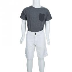 Dior White Bermuda Shorts 8 Yrs 