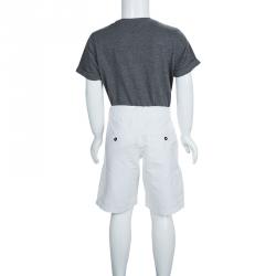 Dior White Bermuda Shorts 8 Yrs 