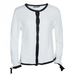 Dior Monochrome Knit Buttondown Cardigan 10 Yrs