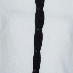 Dior Monochrome Knit Buttondown Cardigan 10 Yrs