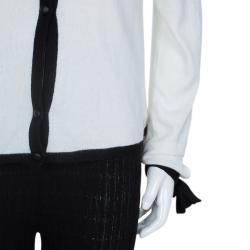 Dior Monochrome Knit Buttondown Cardigan 10 Yrs