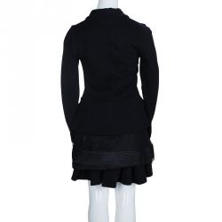 Pre Owned Dior Black Knit Skirt Suit 10 Yrs