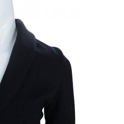 Pre Owned Dior Black Knit Skirt Suit 10 Yrs