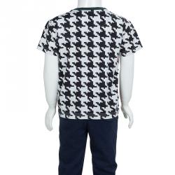 Pre Owned تي شيرت دولتشي أند غابانا فولكانو مطبوع متعدد الألوان برقبة مستديرة 6 سنوات