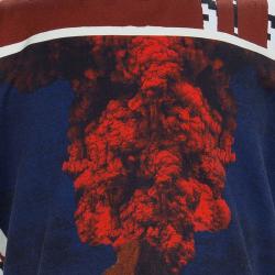 Pre Owned تي شيرت دولتشي أند غابانا فولكانو مطبوع متعدد الألوان برقبة مستديرة 6 سنوات