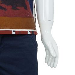 Pre Owned تي شيرت دولتشي أند غابانا فولكانو مطبوع متعدد الألوان برقبة مستديرة 6 سنوات