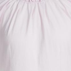 Dolce and Gabbana Pink Jersey Ruffle Detail Sleeveless Top 9-10 Yrs