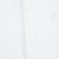 مملوكة مسبقًا Fendi kids White Linen Shirt 8 Yrs 