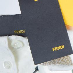 مملوكة مسبقًا Fendi kids White Linen Shirt 8 Yrs 