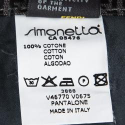 Pre Owned Fendi Kids Grey Tailored Trousers 4 YRS