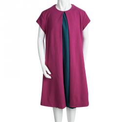 Fendi Kids Pink Contrast Panel Detail Cap Sleeve Dress 12 Yrs
