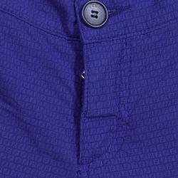 Fendi Blue Monogram Print Bermuda Shorts 2 Yrs