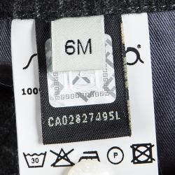 Pre Owned Fendi Colorblock Cotton Formal Onesie 6 Months