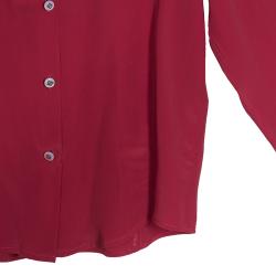 Pre Owned Fendi Dark Pink Contrast Collar Button-Down Shirt 8 Yrs