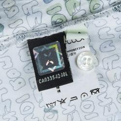 Pre Owned Fendi Multicolor Logo Printed Long Sleeve Buttondown Cotton Shirt 6 Yrs