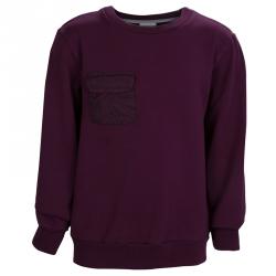 Pre Owned Fendi Burgundy Knit Crew Neck Sweatshirt 6 Yrs