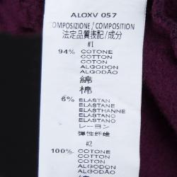 Pre Owned Fendi Burgundy Knit Crew Neck Sweatshirt 6 Yrs