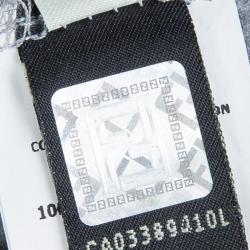 Pre Owned Fendi Grey Graphic Print Long Sleeve Crew Neck T-Shirt 5 Yrs