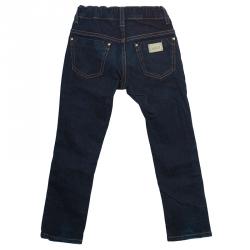 Pre Owned Fendi Blue Dark Wash Denim Skinny Jeans 4 Yrs