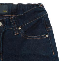 Pre Owned Fendi Blue Dark Wash Denim Skinny Jeans 4 Yrs