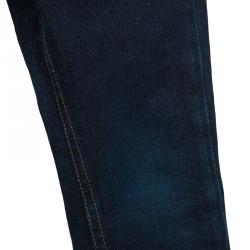 Pre Owned Fendi Blue Dark Wash Denim Skinny Jeans 4 Yrs