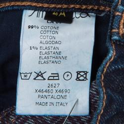 Pre Owned Fendi Blue Dark Wash Denim Skinny Jeans 4 Yrs