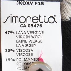 Pre Owned Fendi Logo Motif Contrast Collar Detail Sweater 10 Yrs