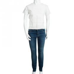 Gucci Indigo Faded Effect Denim Slim Fit Jeans 8 Yrs