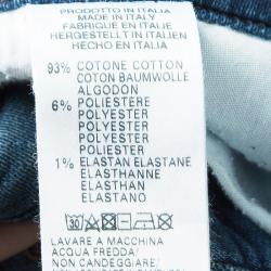 Gucci Indigo Faded Effect Denim Slim Fit Jeans 8 Yrs