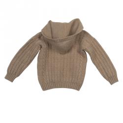مملوكة مسبقًا Gucci Beige Hooded Sweater 4 Yrs