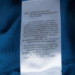Pre Owned Gucci Blue Robot Print Crew Neck T-Shirt 6 Yrs