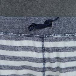 مملوكة مسبقًا شورت غوتشي تيري قطن أبيض مخطط 6 سنوات