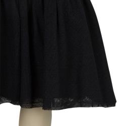 Pre Owned Gucci Black Knit Short Sleeve Dress 8 Yrs