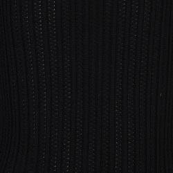 Pre Owned Gucci Black Knit Short Sleeve Dress 8 Yrs