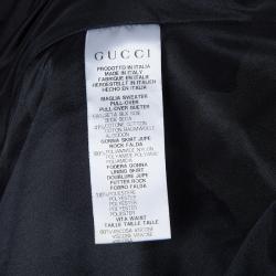 Pre Owned Gucci Black Knit Short Sleeve Dress 8 Yrs