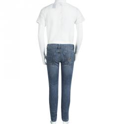 Gucci Indigo Washed Denim Skinny Jeans 6 Yrs