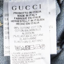Gucci Indigo Washed Denim Skinny Jeans 6 Yrs