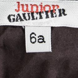 Jean Paul Gaultier Junior Animal Printed Mesh Layered Circular Skirt 6 Yrs