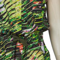 Pre Owned Kenzo Kids Multicolor Printed Play Suit 8 Yrs