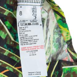 Pre Owned Kenzo Kids Multicolor Printed Play Suit 8 Yrs